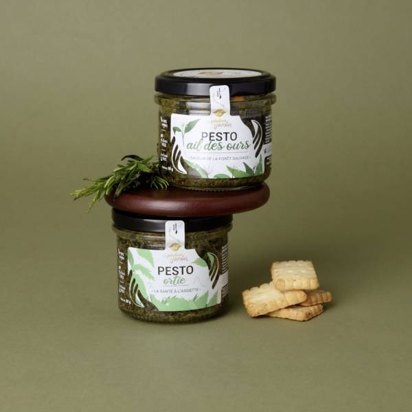 pesto ortie ou ail des ours box Cuisine et Vins de France Apero Festif