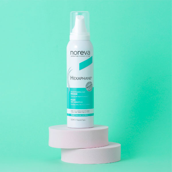 box cosmopolitan shampooing sec mousse noreva