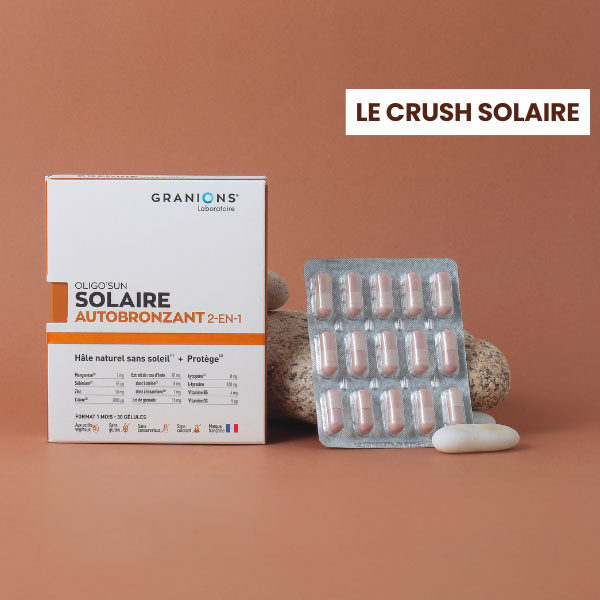 box marie claire rituel d'été compléments autobronzants 2-en-1 granions
