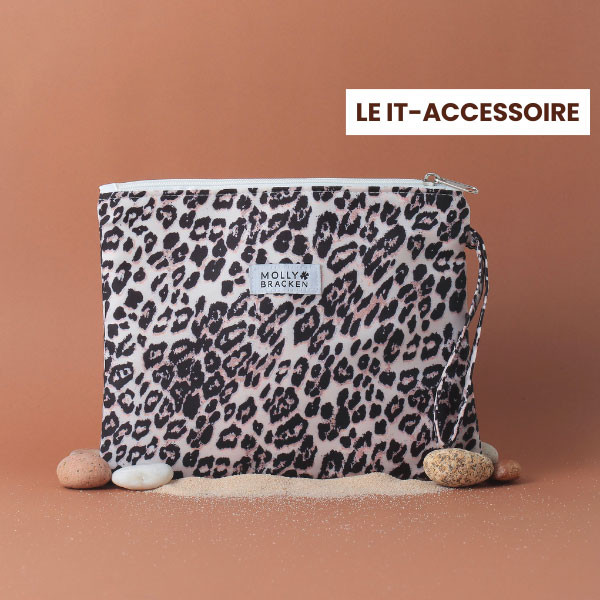 box marie claire rituel d'été pochette leopard molly bracken