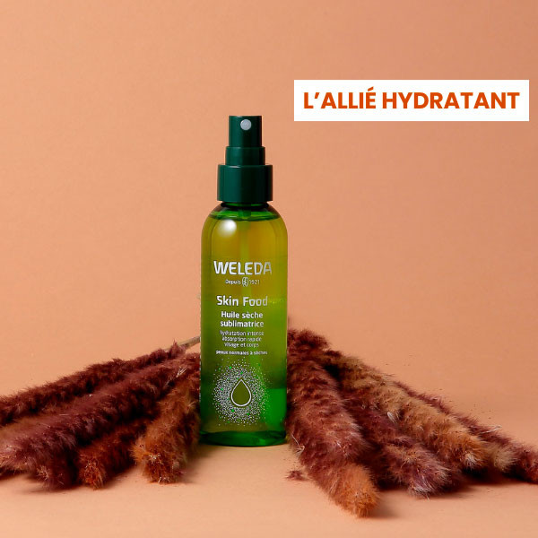 box avantages peau satinée huile sèche sublimatrice weleda