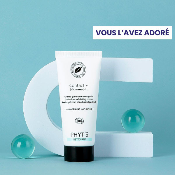 box marie claire rituel peau neuve gommage visage contact+ phyt's
