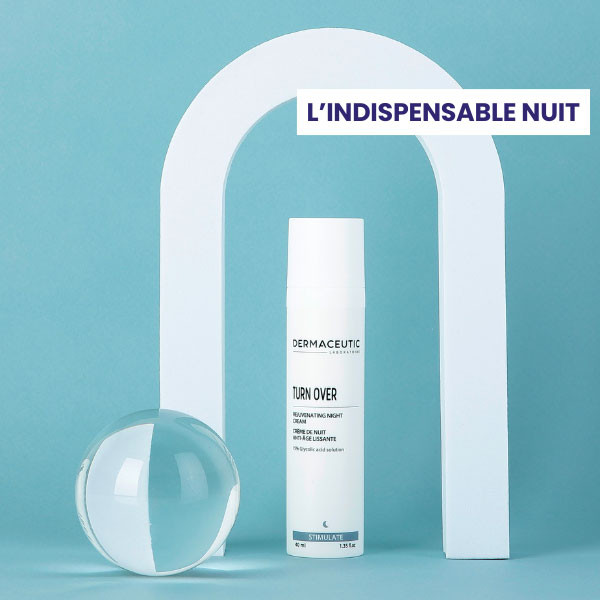 box marie claire rituel peau neuve crème nuit anti-âge turn over laboratoire dermaceutic