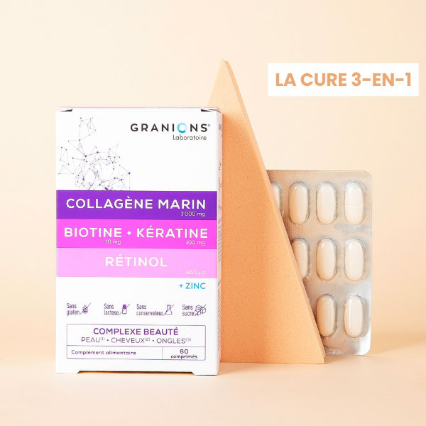 box avantages peau saine et cheveux forts complexe Beauté - Peau, cheveux & ongles granions