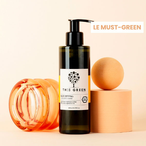 box avantages peau saine et cheveux forts huile avant shampoing this green