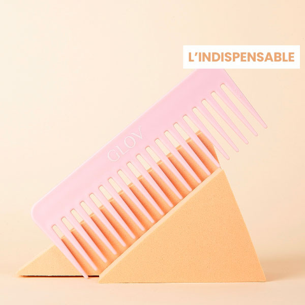 box avantages peau saine et cheveux forts peigne de douche glov