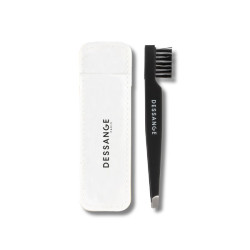 pince à épiler 2-en-1 avec brosse à sourcils Dessange