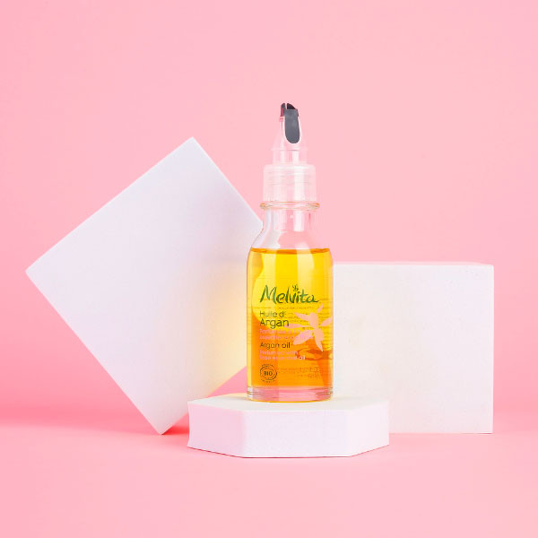 box avantages apothicaire huile d'argan parfumée à la rose melvita