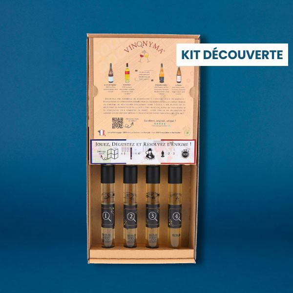 box cuisine et vins de france spéciale fêtes coffret & jeu de dégustation de vin à l’aveugle vinonyma