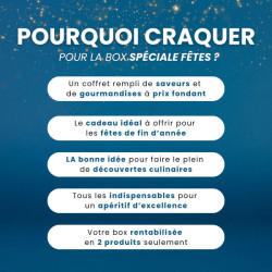 box cuisine et vins de france spéciale fêtes concept