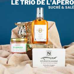 box cuisine et vins de france spéciale fêtes le trio de l'apéro sucré & salé