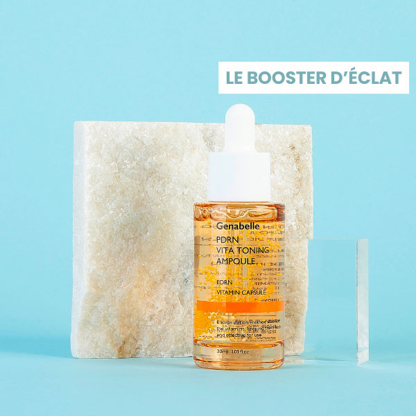 box cosmopolitan skincare coréenne ampoule tonifiante genabelle