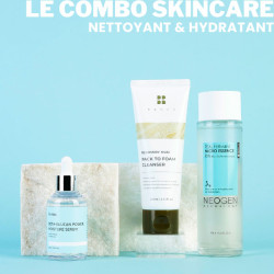 box cosmopolitan skincare coréenne le combo skincare nettoyant et hydratant