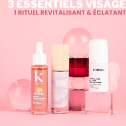 box avantages éclatante 3 essentiels visage 1 rituel revitalisant et éclatant
