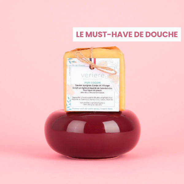 box avantages éclatante savon surgras visage et corps veriere