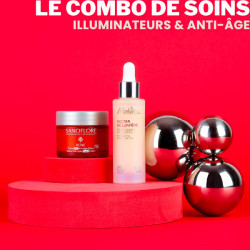 box marie claire prix d'excellence de la beauté le combo de soins illuminateurs et anti-âge