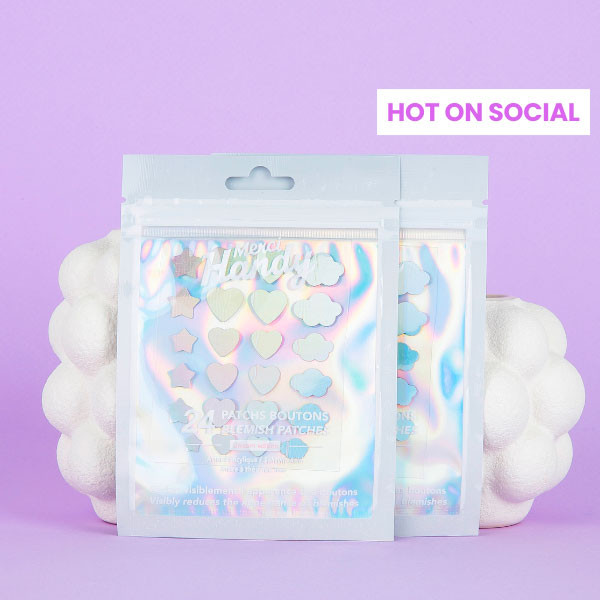 box cosmopolitan teint parfait patchs anti-boutons merci handy