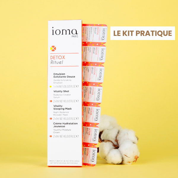 box marie claire secrets d'hydratation rituel détox ioma paris