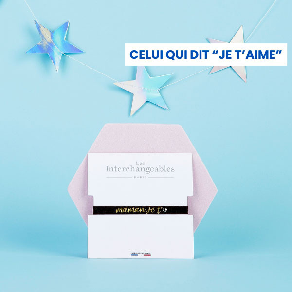 box magicmaman maman et moi bracelet "Maman je t'aime" les interchangeables