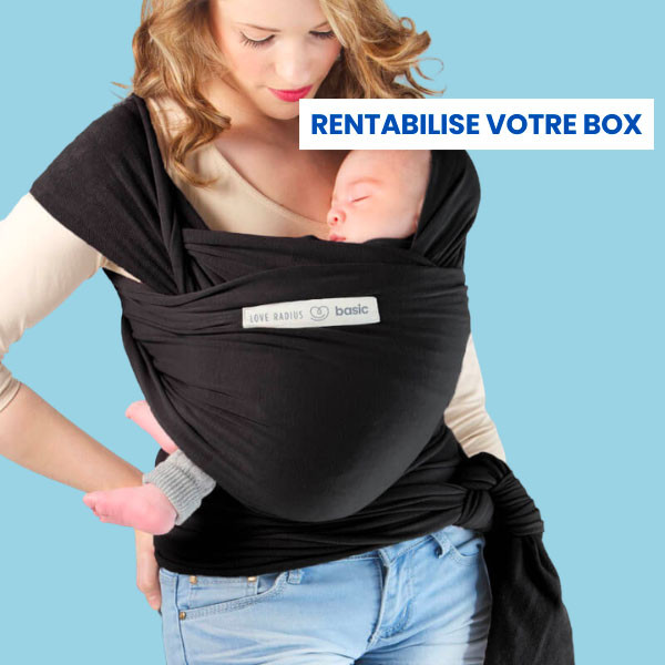 box magicmaman maman et moi écharpe basic love radius
