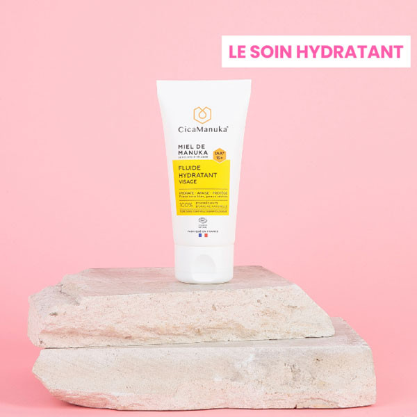 fluide hydratant visage Cicamanuka box cosmopolitan Skinimalist