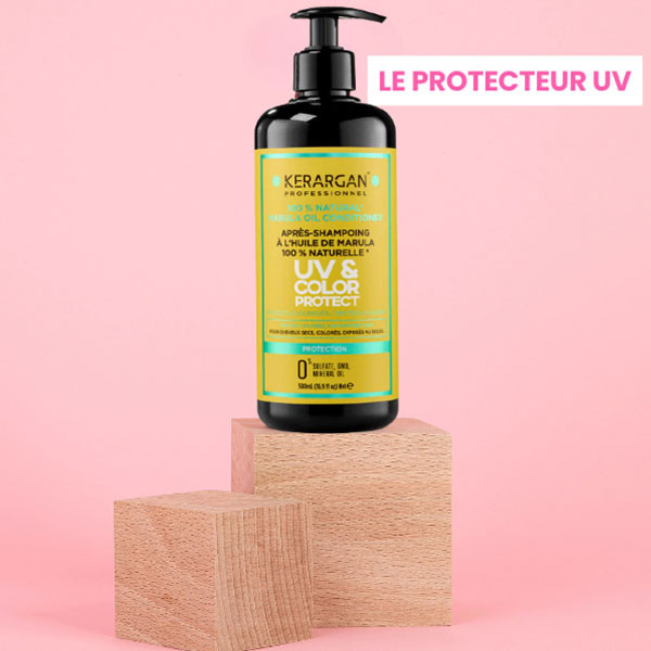après-shampoing UV Kerargan box cosmopolitan Skinimalist