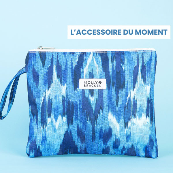 pochette bleu molly bracken box marie claire skin expert