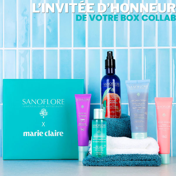 box marie claire x sanoflore