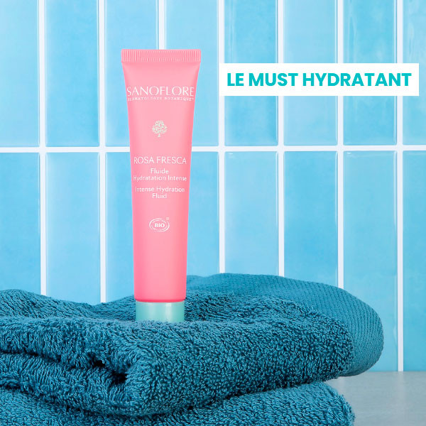 box marie claire x sanoflore fluide hydratation rosa fresca sanoflore