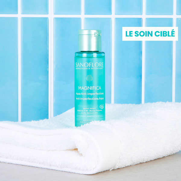box marie claire x sanoflore lotion purifiante aqua magnifica sanoflore