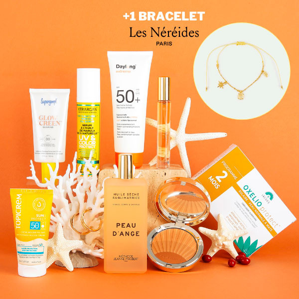 box marie claire beauté solaire avec les néréides