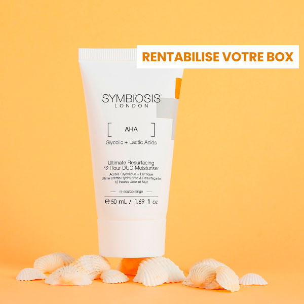 box avantages peau satinée soin visage hydratant duo symbiosis