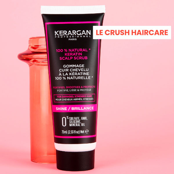 box marie claire rituel prestige gommage capillair'e kératine kerargan