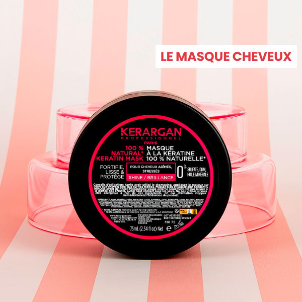 box cosmopolitan back to basics masque cheveux kératine kerargan