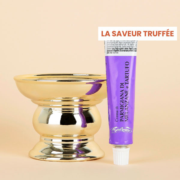box cuisine et vins de france tartinade aubergines à la parmigiana et truffe tartuflanghe