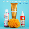 box avantages spéciale cheveux nettoyer, hydrater & réparer en 3 étapes