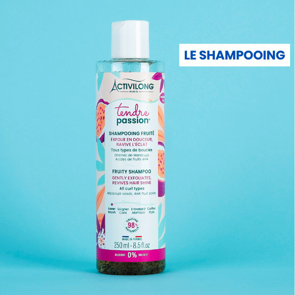 box avantages spéciale cheveux shampoing exfoliant fruité activilong