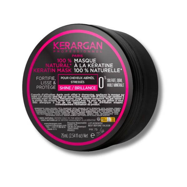 calendrier de l'avent marie claire masque cheveux kératine kerargan