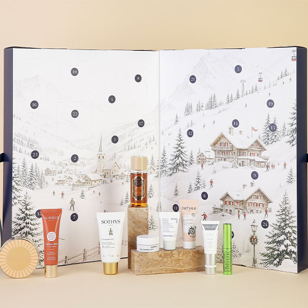 Calendrier de l'Avent Beauté Marie Claire - cases ouvertes