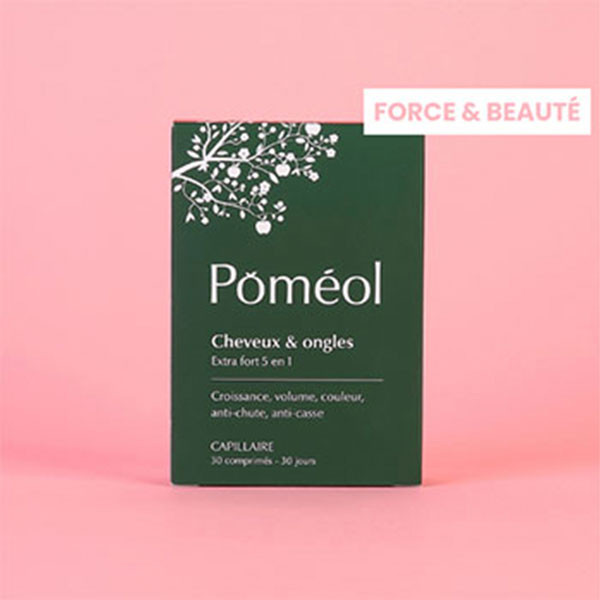 cheveux & ongles extra fort 5-en-1 poméol box cosmopolitan glow therapy