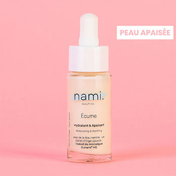 écume sérum hydratant et apaisant nami beauty box cosmopolitan glow therapy