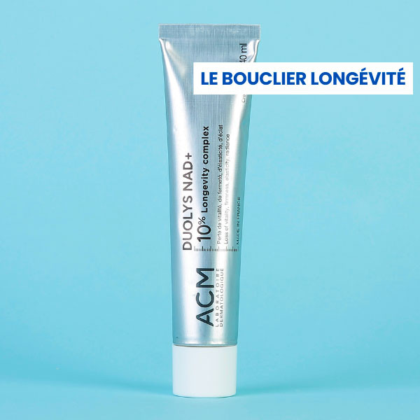 box avantages l'officine crème visage duolys.nad+ laboratoire dermatologique acm
